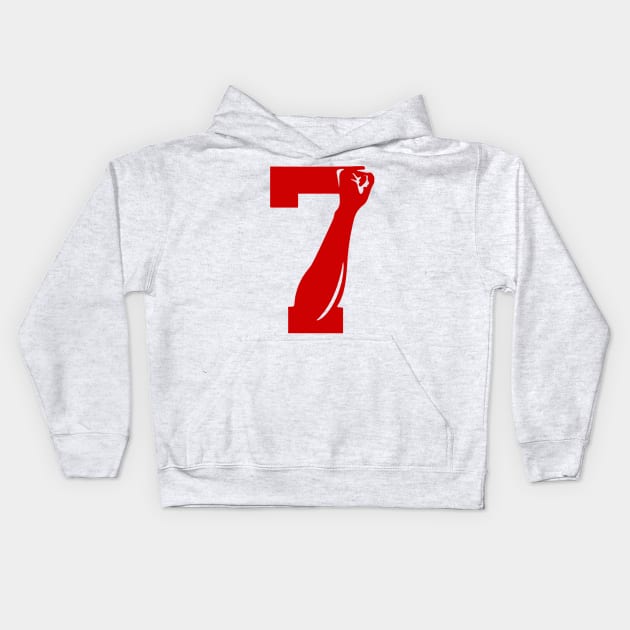 Number 7 Limitied Edition Kids Hoodie by kiratata